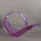 Large Italian Violet Glass Bowl from Murano, 1950s, Image 2