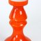 Orange Glas Tischlampe von Vitropol, Polen, 1960er 6