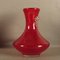 Vintage Red Glass Vase with Handle from Murano, 1950s, Image 6