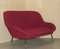 Modernes italienisches 3-Sitzer Sofa aus Wolle, 1950er 1