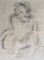 Emile-François Chambon, Femme nue de dos, 1944, Crayon sur Papier, Encadré 2