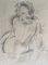 Emile-François Chambon, Femme nue de dos, 1944, Pencil on Paper, Framed 2