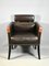 Mid-Century French Lounge Chair in Leatherette, 1960s, Image 2