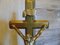 Jugendstil Messing Stehendes Kreuz, 1890er 2