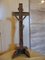 Art Nouveau Brass Standing Cross, 1890s 4