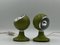 Space Age Green Eyeball Table Lamps by Luci Illuminazione Milano, 1960s, Set of 2, Image 1