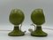 Space Age Green Eyeball Table Lamps by Luci Illuminazione Milano, 1960s, Set of 2 2