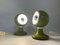 Space Age Green Eyeball Table Lamps by Luci Illuminazione Milano, 1960s, Set of 2, Image 10