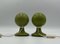 Space Age Green Eyeball Table Lamps by Luci Illuminazione Milano, 1960s, Set of 2 6