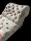 Antique British Victorian Scroll Back Chaise Lounge in Floral Linen, 1800s 12