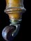Antike britische viktorianische Chaiselongue aus geblümtem Leinen, 1800er 19