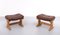 Oak Wood Foot Stools, Holland, 1975, Set of 2 7