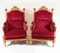 Empire Style Giltwood Chairs, Set of 2 1