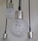 Vintage Cascade Lamp with Chrome-Plated Mounts and Spherical, 1970s, Image 3
