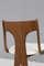 Italienische Skulpturale Esszimmerstühle mit weißem Boucle Bezug, 1950er, 10 . Set 12