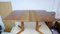 Square Teak Extendable Dining Table with Extension Leaf and Column Base, Denmark, 1970s, Image 11
