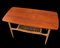 Danish Coffee Table in Teak and Oak with Magazine Shelf 4