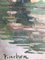 Pinchon, Paysage au bord de l'eau, Oil on Canvas, Framed, Image 3
