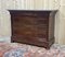 Commode in Mahogany and Oak with Gray Marble Top 3