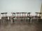 Wooden Dining Chairs in Leather from Inger Klingenberg for France & Son, 1960s, Set of 6, Image 4