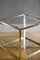 Tables with Glass Shelves and Brass Details, 1980s, Set of 2 3