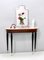 Vintage Italian Console Table with Demilune Marble Top, 1950s 2