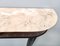 Vintage Italian Console Table with Demilune Marble Top, 1950s, Image 11