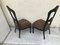 Black Side Chairs, 19th Century, Set of 2 3