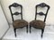 Black Side Chairs, 19th Century, Set of 2, Image 1