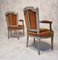 Louis XVI Armchairs in Lacquered Wood, 1700s, Set of 2 2