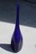 Bottle-Shaped Glass Vase in Cobalt, 1950, Image 2