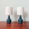 Blue Ceramic Table Lamps from Secla, 1960s, Set of 2 1