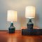 Blue Ceramic Table Lamps from Secla, 1960s, Set of 2 4