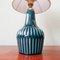 Lampade da tavolo in ceramica blu di Secla, anni '60, set di 2, Immagine 17