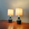 Blue Ceramic Table Lamps from Secla, 1960s, Set of 2 8
