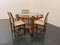 Dining Set for 3 People, 1970, Set of 4 1