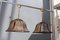 Italian Hanging Lamps in Bamboo and Curved Crystal, 1970s, Set of 2, Image 7