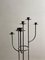Candelabra with Six Stems in Aged Metal, 1980s 5