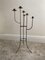 Candelabra with Six Stems in Aged Metal, 1980s 1
