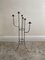 Candelabra with Six Stems in Aged Metal, 1980s 4