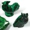 Vintage Malachite Figurines, 1970s, Set of 6 2