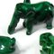 Statuette vintage in malachite, anni '70, set di 6, Immagine 4