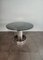 Vintage Wooden Dining Table in Aluminum and Glass, 1970s 1