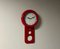 Italian Lacquered Red Wall Clock by Lowell, 1970s, Image 7