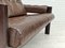 Scandinavian 2-Seat Sofa in Brown Leather, 1970s, Image 10