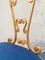 Mid-Century Modern Italian Vanity Chairs in Gold Iron by Pier Luigi Colli, 1950s, Set of 2 16