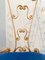 Mid-Century Modern Italian Vanity Chairs in Gold Iron by Pier Luigi Colli, 1950s, Set of 2 9