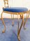 Mid-Century Modern Italian Vanity Chairs in Gold Iron by Pier Luigi Colli, 1950s, Set of 2, Image 19