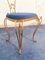 Mid-Century Modern Italian Vanity Chairs in Gold Iron by Pier Luigi Colli, 1950s, Set of 2, Image 5