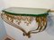 Mid-Century Italian Green Crystal Gold Iron Console Table by Pier Luigi Colli, 1950 8